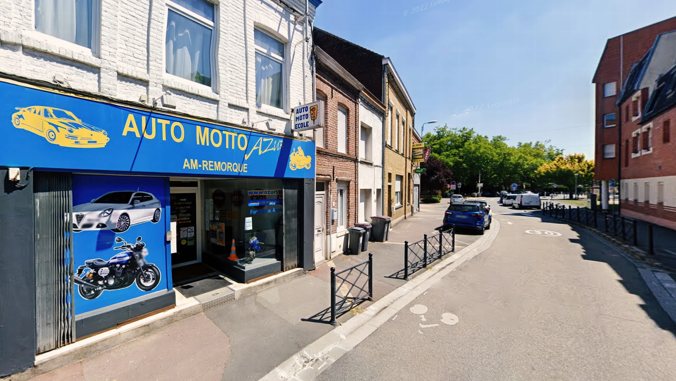 Photo de façade de l'agence de Lambersart (auto-école AZUR)